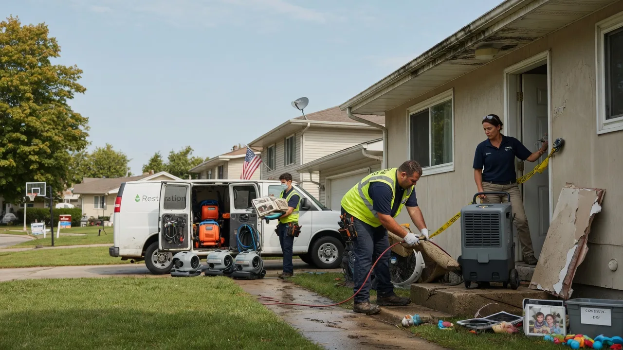 Water Damage Restoration in Evansville, AR near me